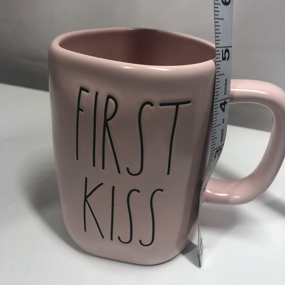 Rae Dunn Ligth pink mug “first kiss” - Picture 5 of 6